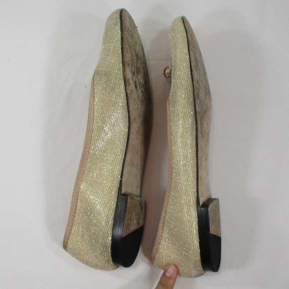 PAUL MAYER Attitudes Gold Flats Size 10B - Picture 5 of 8